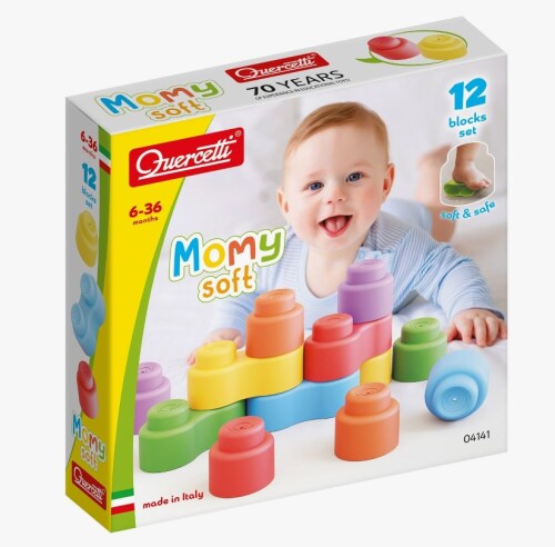 Set de construcții Quercetti „Momy Soft”, 12 piese, 4141