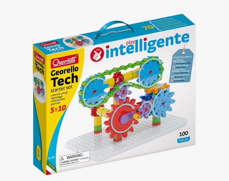 Set de construcții Quercetti Georello Tech, 100 de piese, 6136