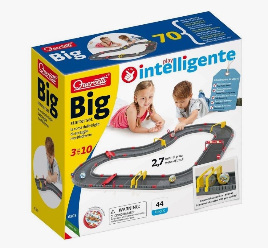 Set de drumuri pentru copii Quercetti Big Marbledrom Basic 6303