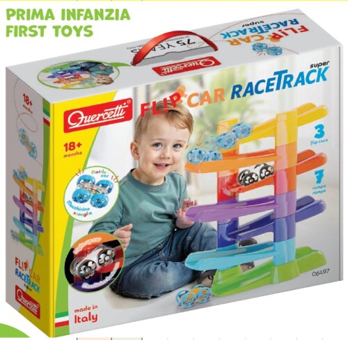 Pistă de curse Quercetti 6496 Super Flip Car 6497