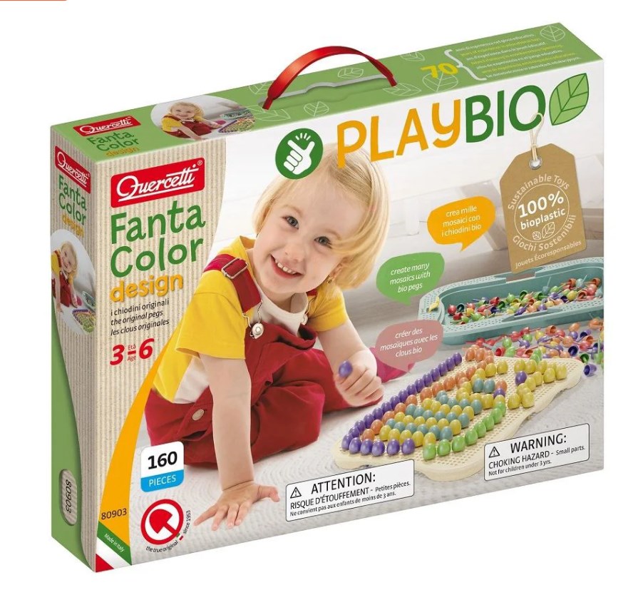 Mozaic Quercetti „FantaColor Design Bio” 160 buc 80903