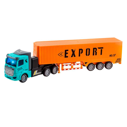 Navă container 1:48 pe platformă, baterie SH091-696B