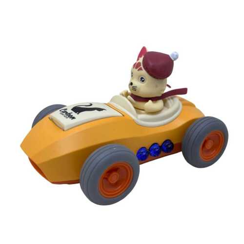 Инерционная машинка котик 1:36 свет/звук MY66-K1214