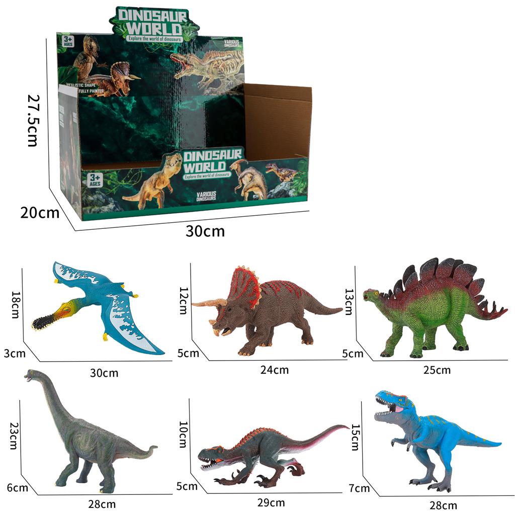 Set de dinozauri cu 6 piese TLF-BBC-A