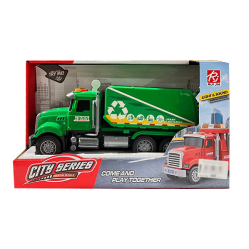 Camion de gunoi cu tracțiune spate la scară 1:18 (lumină/sunet) RJ6673-5