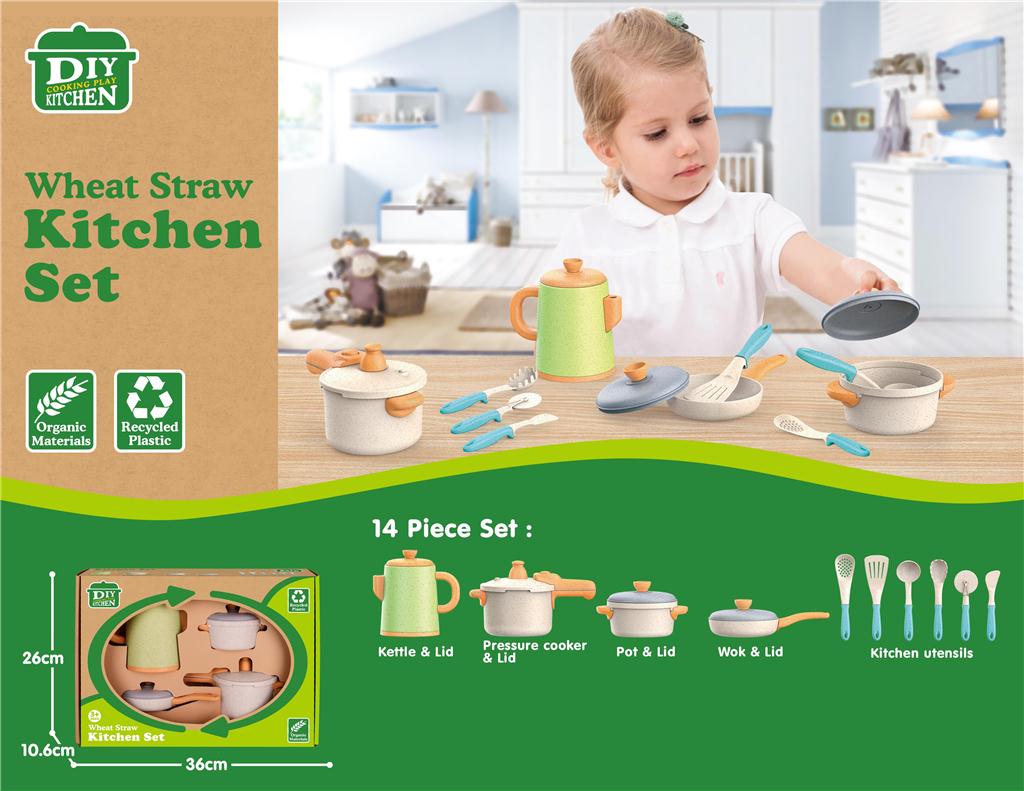 Set de joacă pentru bucătărie cu 14 piese HG-973