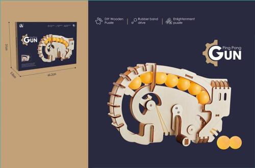 Pușcă din lemn, model de asamblare CH2010