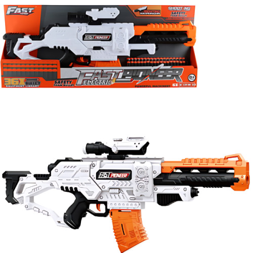 Pistol de jucărie rapid Pioneer cu 36 de gloanțe moi  BIG516