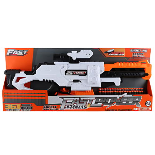 Pistol de jucărie rapid Pioneer cu 36 de gloanțe moi  BIG516