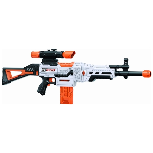 Pistol de jucărie rapid Pioneer cu 48 de gloanțe moi  BIG531