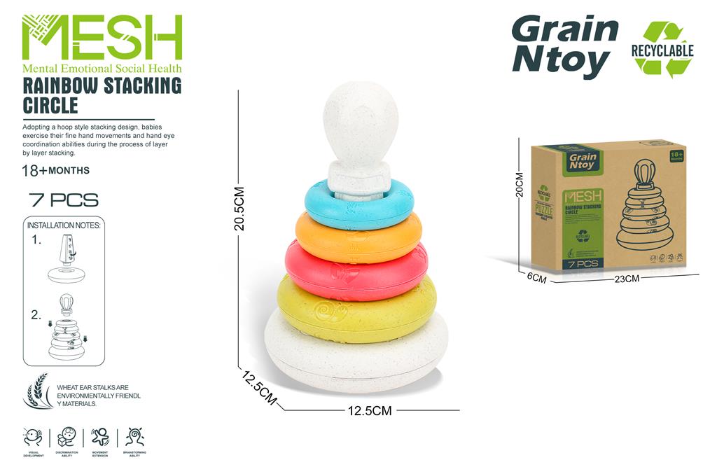 Jucărie piramidă „Grain Ntoy” GN004