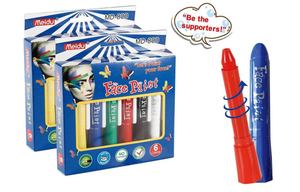 Markere faciale  6 culori  MD-800