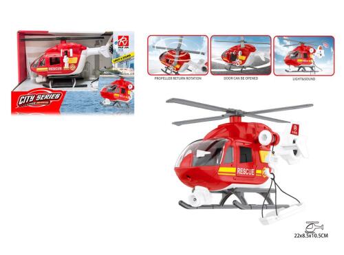 Elicopter inerțial  de pompieri, scara 1:20 RJ9818A