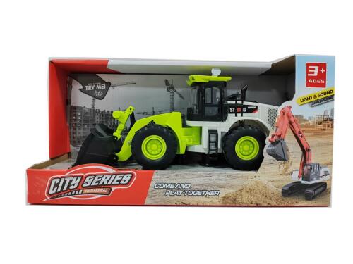 Buldozer inerțial la scară 1:14 cu lumină și sunet RJ3382C