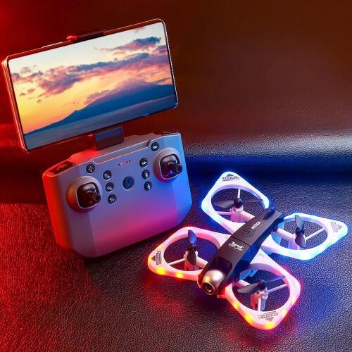 Quadcopter pe suport USB cu lumină. USB, S3