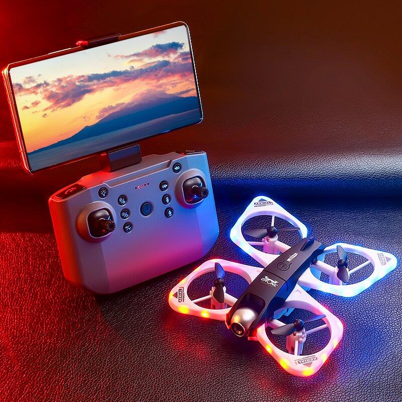 Quadcopter pe suport USB cu lumină. USB, S3