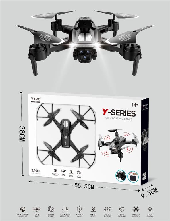Dronă cu cameră cu telecomandă, USB Y315D