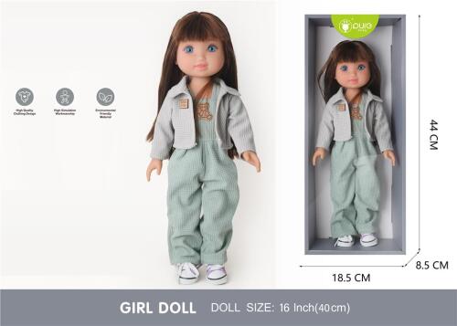 Păpușă Pure Baby, 40 cm, în costum  DF16-051A