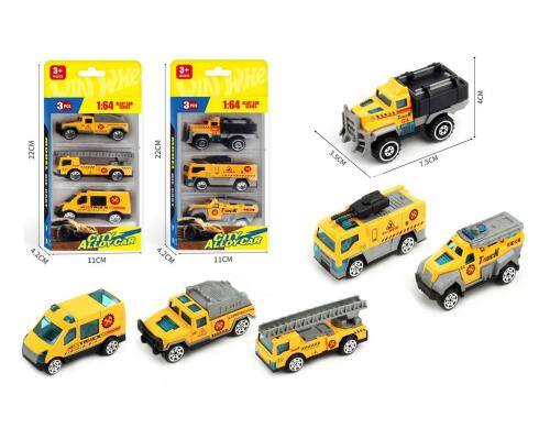 Set de mașini metalice, 3шт.,  WBL134-15