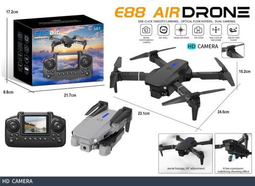 Drona cu cameră, telecomandă și USB, E88AIR