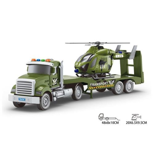 Set elicopter American Truck scara 1:18 (lumină/sunet) RJ6674-9