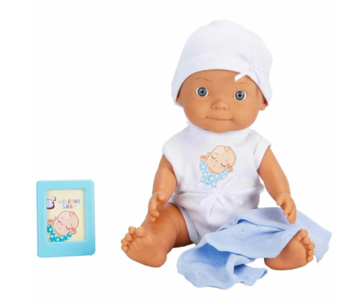 Păpușa BEBELOU BEBELUȘ CU BINE AȚI VENIT, PLÂNGEȘTE, 2 LITERE, 30 CM. S01005683