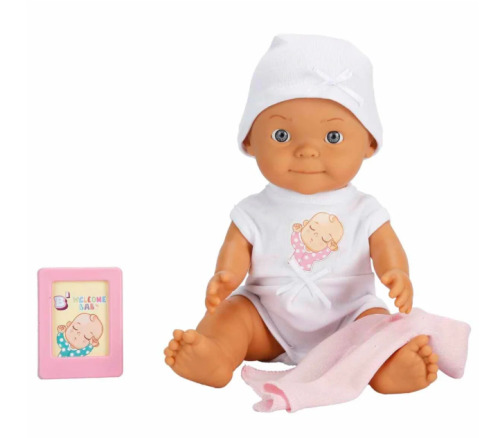 Păpușa BEBELOU BEBELUȘ CU BINE AȚI VENIT, PLÂNGEȘTE, 2 LITERE, 30 CM. S01005683