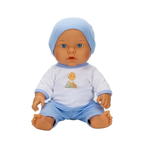 Păpușa BEBELOU LA TOALETĂ: BĂUTĂ ȘI UDAȚI, PLÂNGEȚI ȘI RÂDEȚI. 2 ANI. 32 CM. S01030141