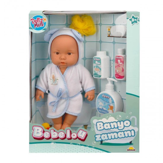 Păpușa BEBELOU BAIE 2 ANI. 32CM. S01030031