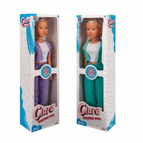 Păpușă CLARA SPORTY WALKING DOLL 2 AST. 80CM. S00003531