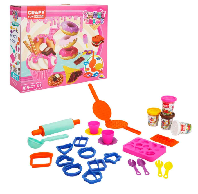 Set de pastă de modelat Sweet Dreams, 26 buc, S00003493