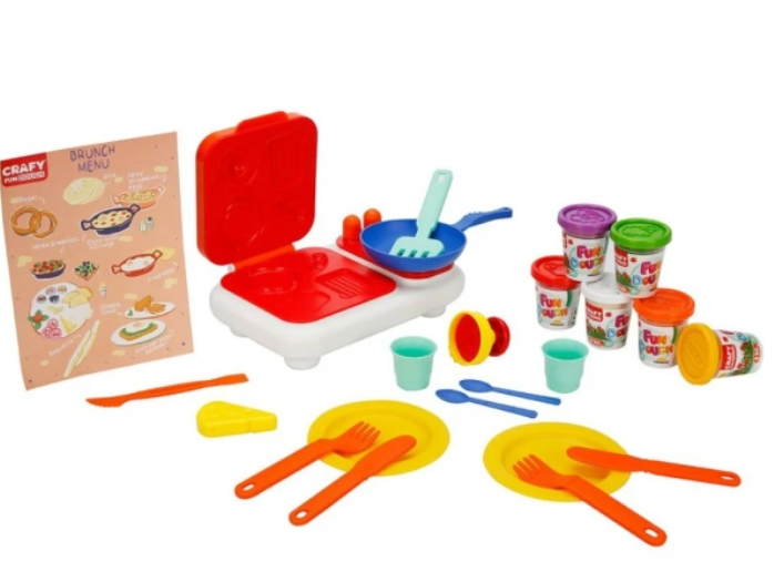 Set de paste de modelat Sunman Sunday Brunch, 24 de piese, S03002051