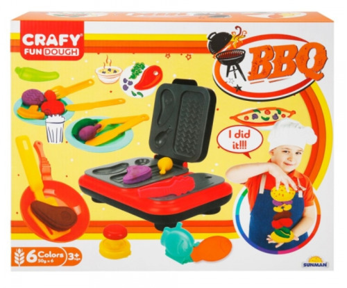 Set de pastă de modelat Sunman BBQ, 22 de piese, S03002052
