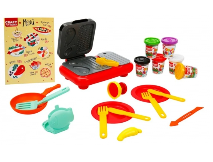 Set de pastă de modelat Sunman BBQ, 22 de piese, S03002052