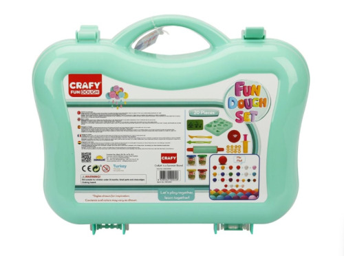 Set de 20 de paste de modelat în geantă de transport, pachet de 2, S00030990