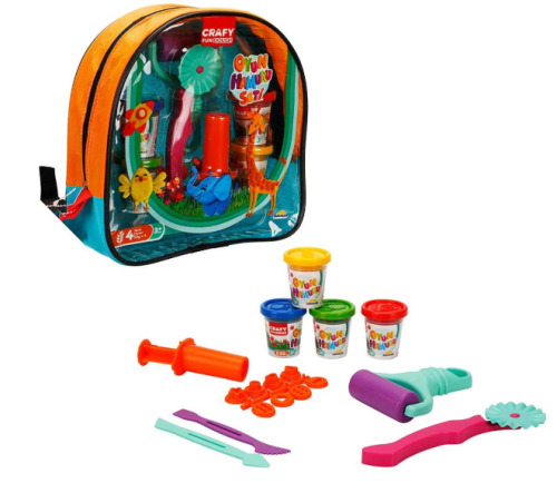 Set accesorii rucsac cu 18 paste de modelat, 2 pachete, S01002786