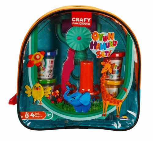 Set accesorii rucsac cu 18 paste de modelat, 2 pachete, S01002786