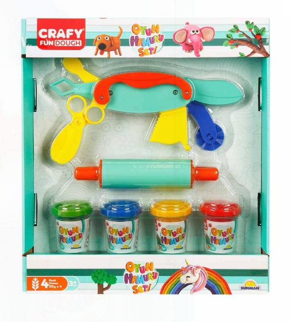 Set de 6 paste de modelare multifuncționale, S02003040