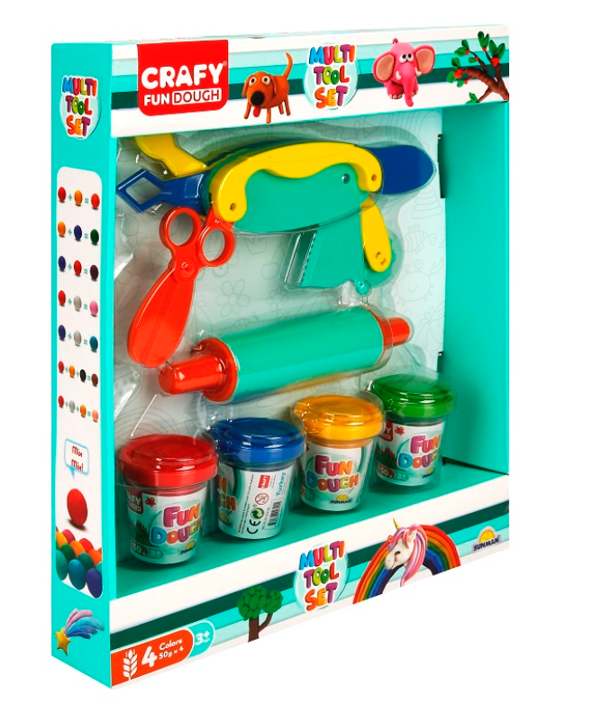 Set de 6 paste de modelare multifuncționale, S02003040