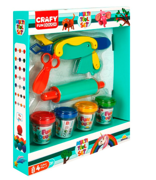 Set de 6 paste de modelare multifuncționale, S02003040