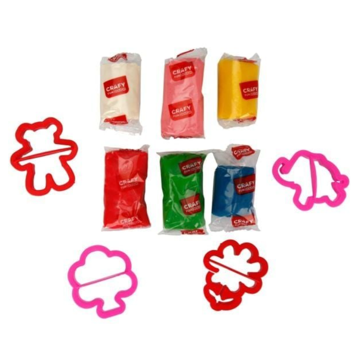 Set de găleți cu 10 seturi de pastă de modelat, S00001705