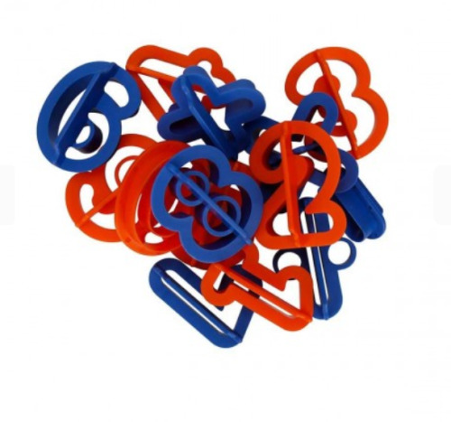 Set de 14 matrițe de modelare NUMBERS, S00003491