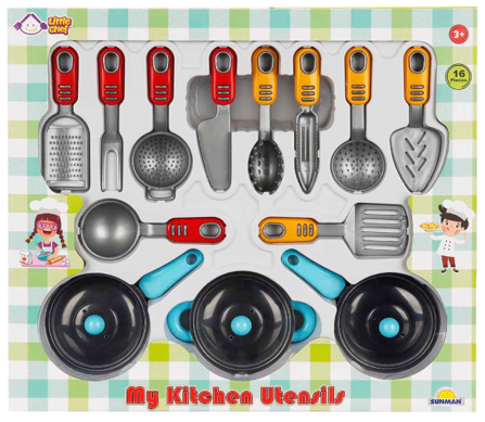 Set de joacă Bucătăria mea, 16 piese  S00004681