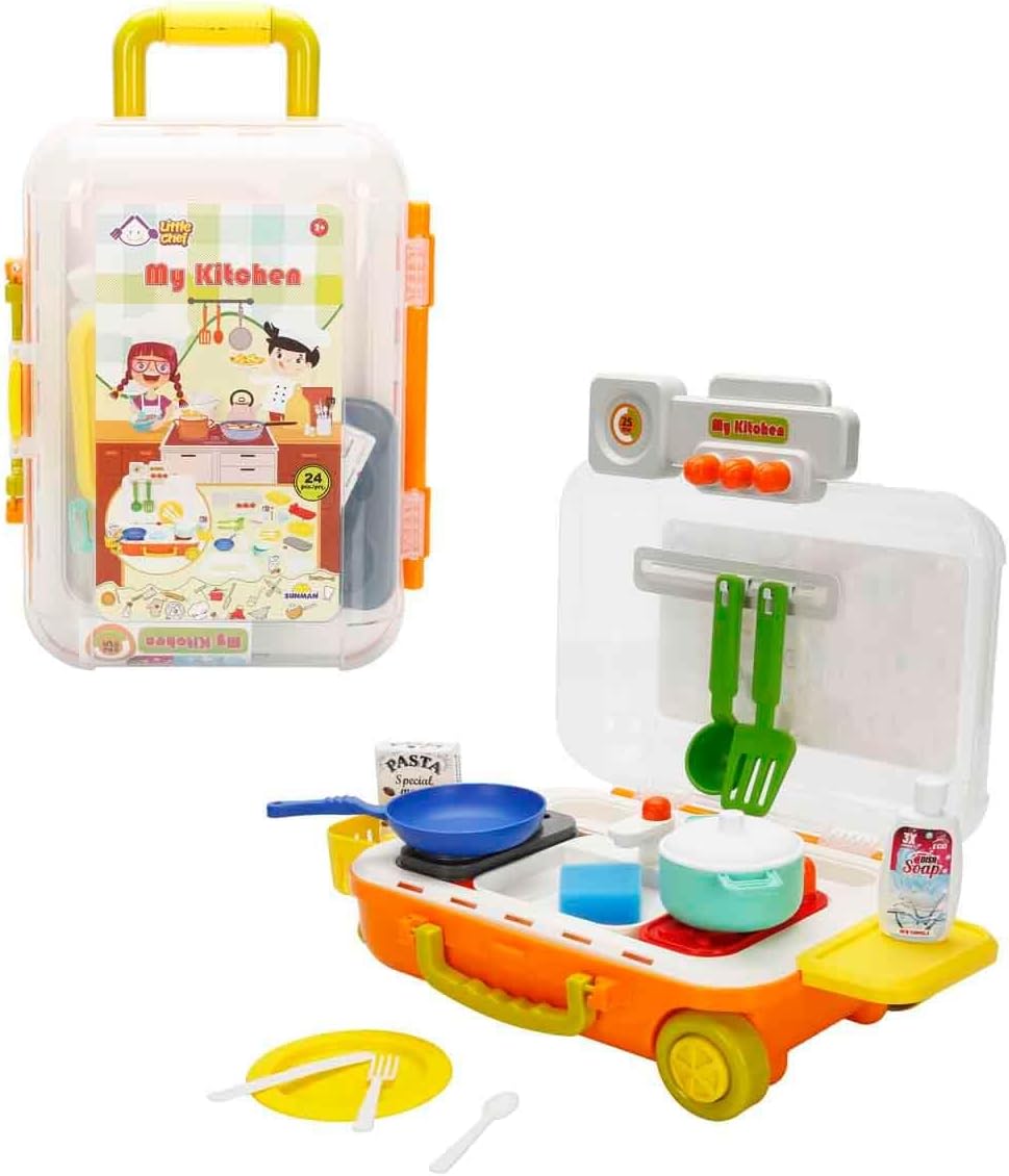 Set de ustensile de bucătărie cu 24 de piese într-o geantă. S01004636