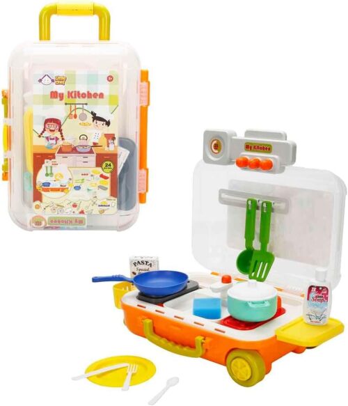 Set de ustensile de bucătărie cu 24 de piese într-o geantă. S01004636