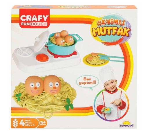 Set de pastă de modelat Sunman Lovely Kitchen, 10 piese, S02002010