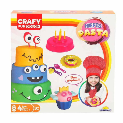 Set de pastă de modelat Sunman YUMMY CAKE, 17 piese S00002013