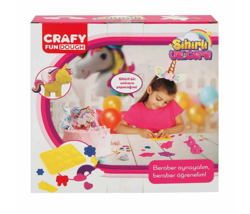 Set de pastă de modelat Sunman Magical Unicorn, 11 piese, S03002090