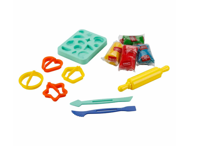 Set de paste de modelat Sunman Creativity, 12 piese, S00004735