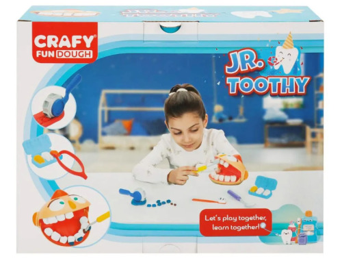 Set pastă de modelare JR.TOOTHY 12 buc, S00003617